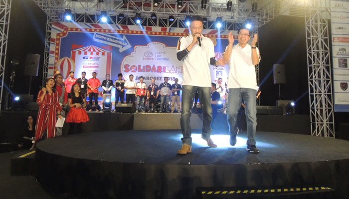 Jamboree Toyota Owner Club 2018, Yoshihiro Nakata (ki) dan Henry Tanoto (ka) 