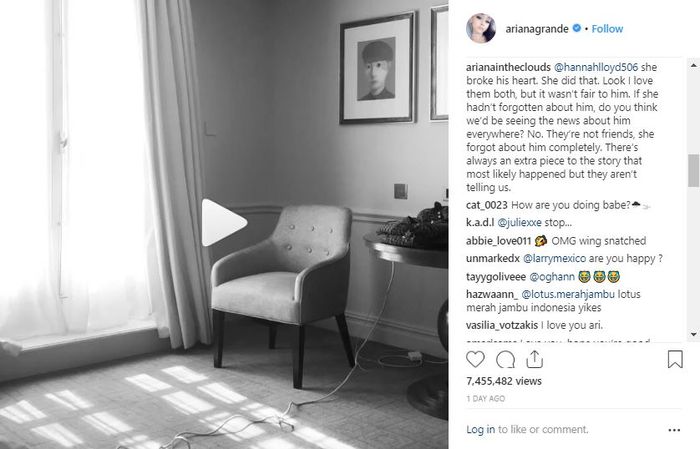 Unggahan Ariana Grande diserang netizen setelah Mac Miller meninggal.