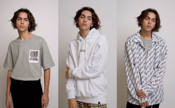 graphic tee ($35), hoodie ($90), Jacket ($130) koleksi terbaru Prive by BBH