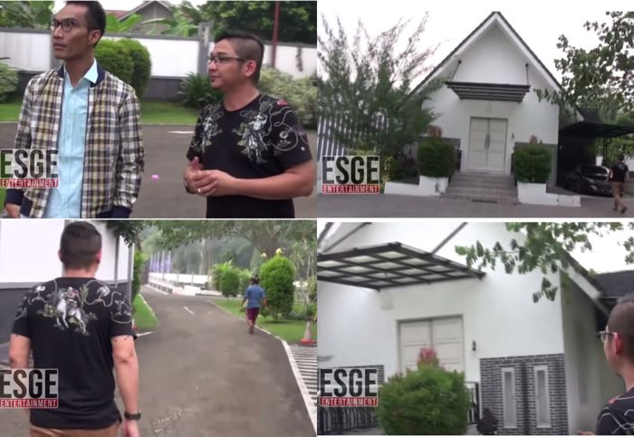 Tampilan depan rumah Pasha Ungu