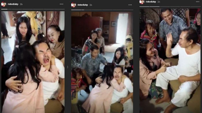 Rieke Diah Pitaloka menjenguk Mat Solar