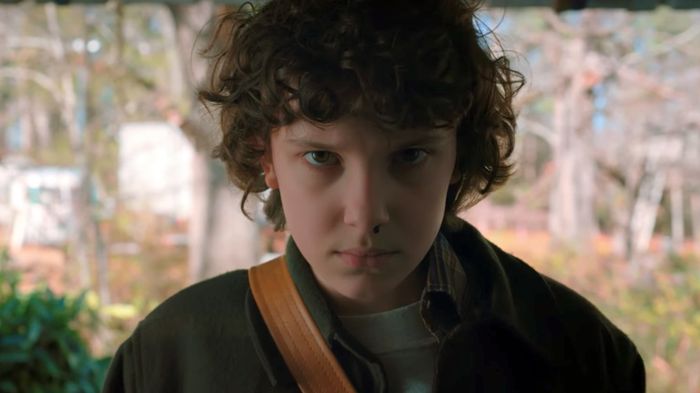Millie Bobby Brown berperan sebagai Eleven dalam serial Neftlix Stranger Things