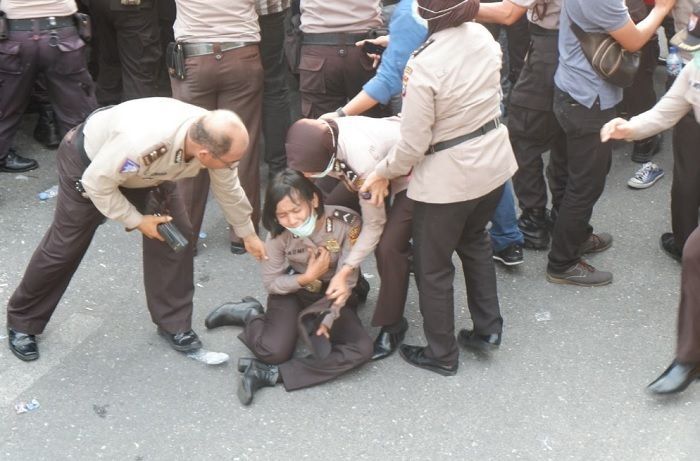 Polwan jadi korban pelecehan seksual