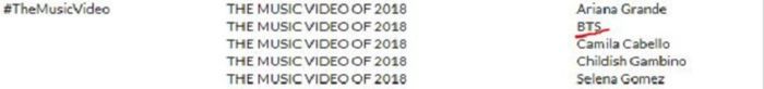 Lagu IDOL BTS masuk nominasi The Music Video of 2018