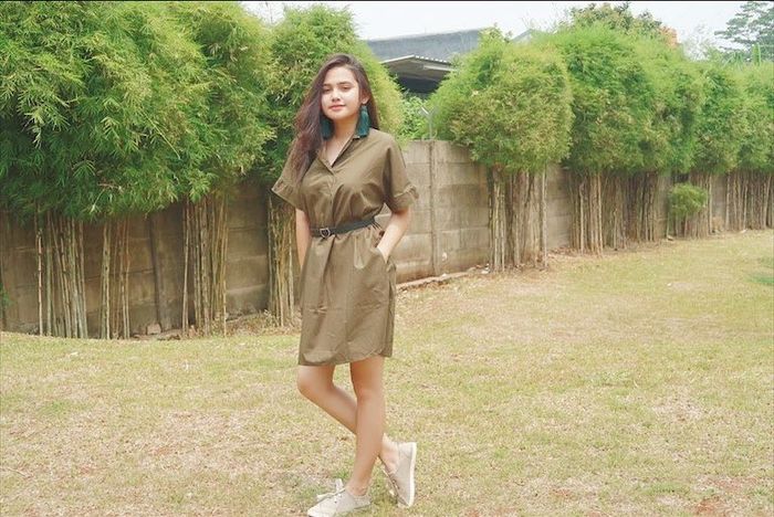 Tampilan Syifa Hadju saat kenakan Simple mini dress