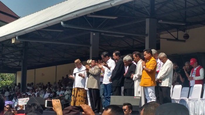 Presiden Jokowi di Stadion Sriwedari