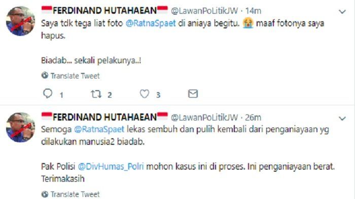 Postingan Ferdinand Hutahaean