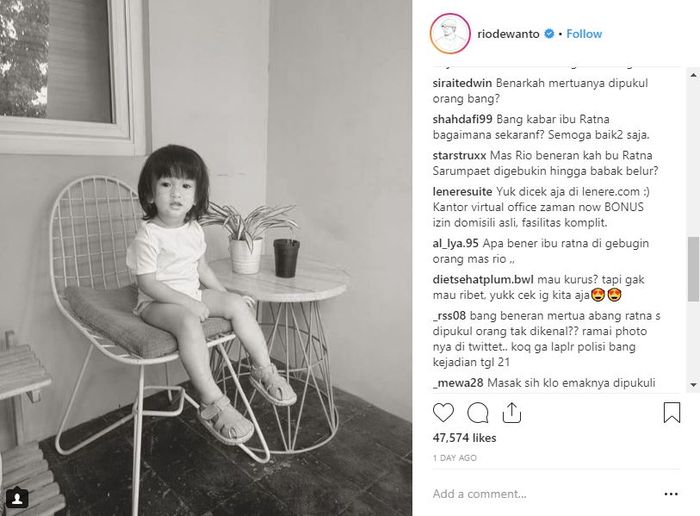 Sejumlah netizen bertanya kabar perihal pengroyokan yang dialami oleh Ratna Sarumpaet