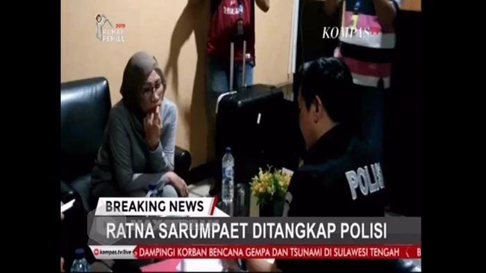 Penyidik menjelaskan alasan penangkapan terhadap Ratna Sarumpaet