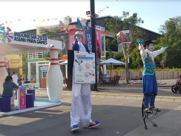 Hiburan di zona inspirasi Asian Para Games 2018