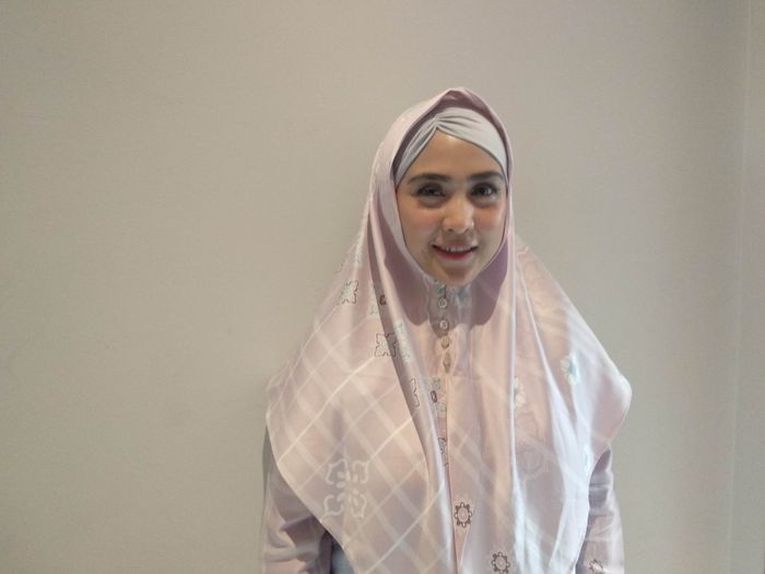 April Jasmine saat ditemui Grid.ID di kawasan Cideng, Jakarta Pusat, Selasa (16/10/2018).