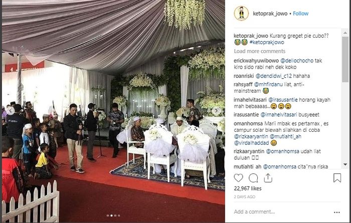 Viral Foto Pernikahan di SPBU