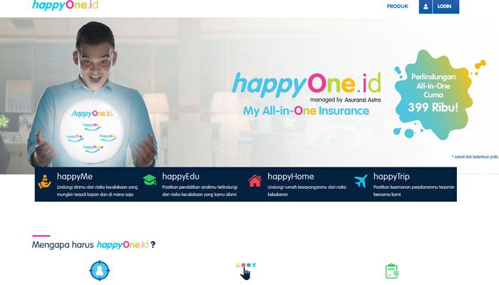 Happyone.id dari Asuransi Astra miliki 4 produk perlindungan 