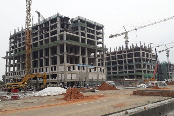 Aktivitas di Distrik 28, Meikarta, Sabtu (20/10).