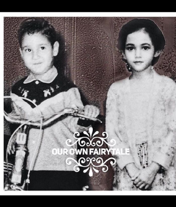 Maia Estianty dan Irwan Mussry saat masih anak-anak