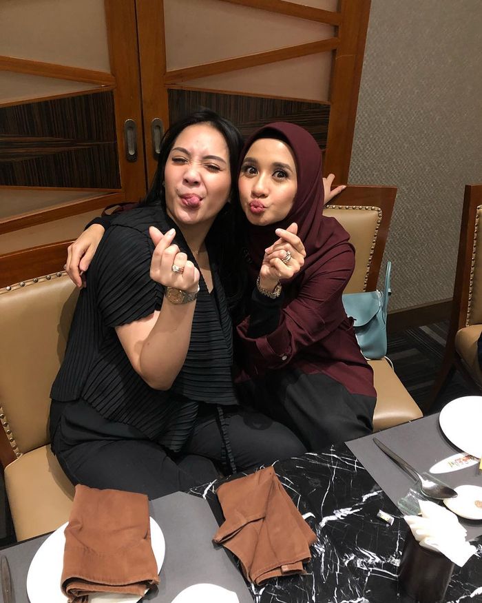 Nagita Slavina dan Laudya Cynthia Bella