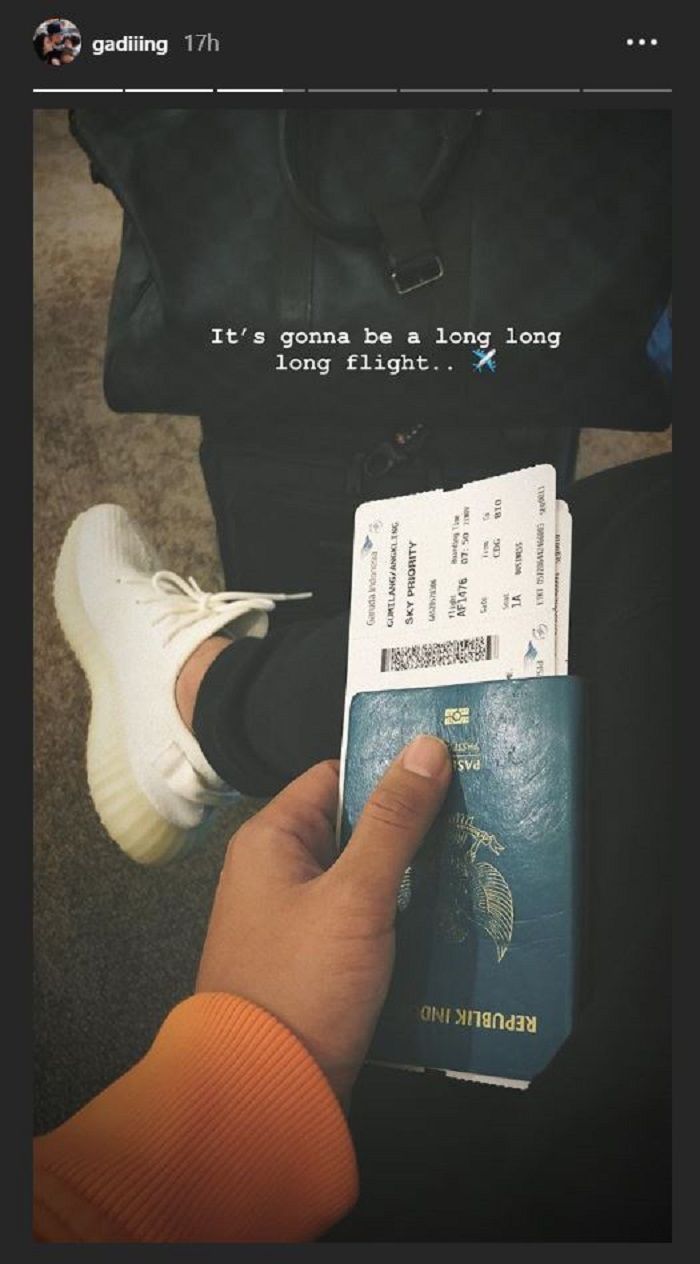 Gading Marten pergi ke Singapura