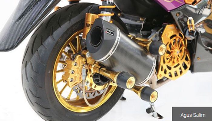 Ada 3 item termahal di Yamaha NMAX milik Andri Hasrullah