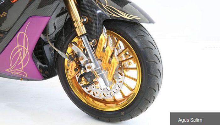 Yamaha NMAX milik Andri Hasrullah modalnya jor-joran