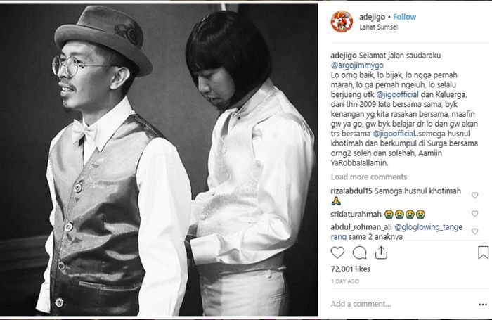 9 Tahun Bersama, Ade Jigo Bongkar Sifat Asli Mendiang Aa Jimmy