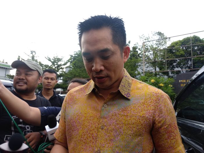 Kapolres Jakarta Selatan Kombes. Pol. Indra Jafar saat ditemui Grid.ID di Polres Metro Jakarta Selatan