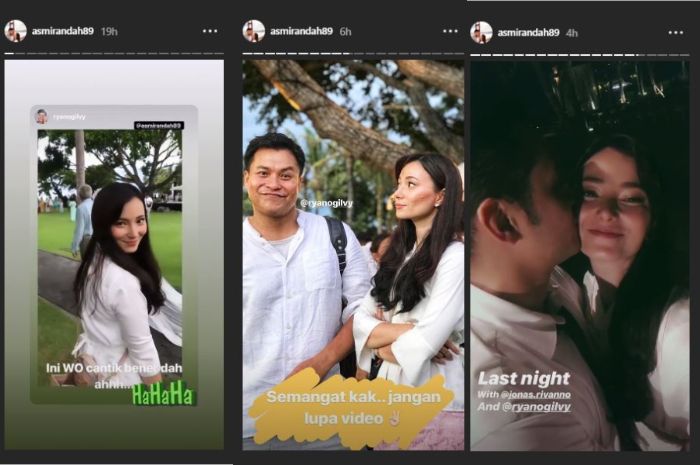 Unggahan Instagram Story milik Asmirandah