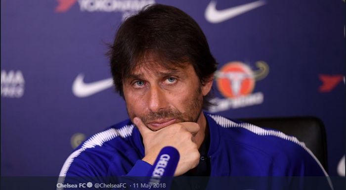 Pelatih asal Italia, Antonio Conte, saat masih mengasuh Chelsea.