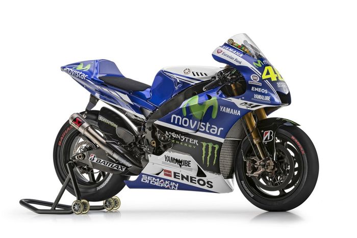 Livery Yamaha M1 tim pabrikan Yamaha pada tahun 2014.