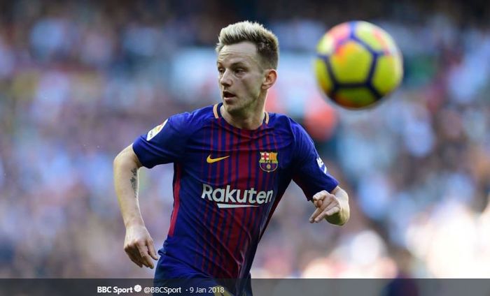 Gelandang FC Barcelona, Ivan Rakitic.