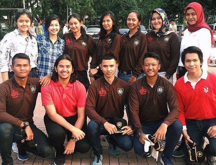 Elisa Jonathan Saat Menjadi Anggota Paskibraka Provinsi DKI Jakarta 2014.