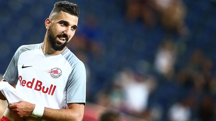 Moanes Dabour, striker RB Leipzig yang akan pindah ke Sevilla musim depan.