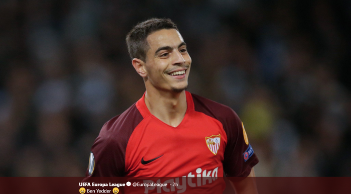 Wissam Ben Yedder menjadi penentu kemenangan 1-0 Sevilla di kandang Lazio dalam duel pertama babak 32 besar Liga Europa, Kamis (14/2/2019).