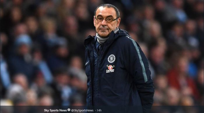 Pelatih Chelsea, Maurizio Sarri.