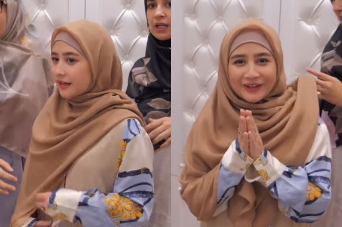 Styling Hijab Zaskia Sungkar Untuk Prilly Latuconsina 