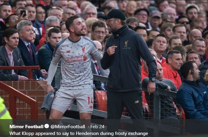 Manajer Liverpool, Juergen Klopp menegaskan dirinya tidak ada masalah dengan kapten Liverpool, Jordan Henderson.