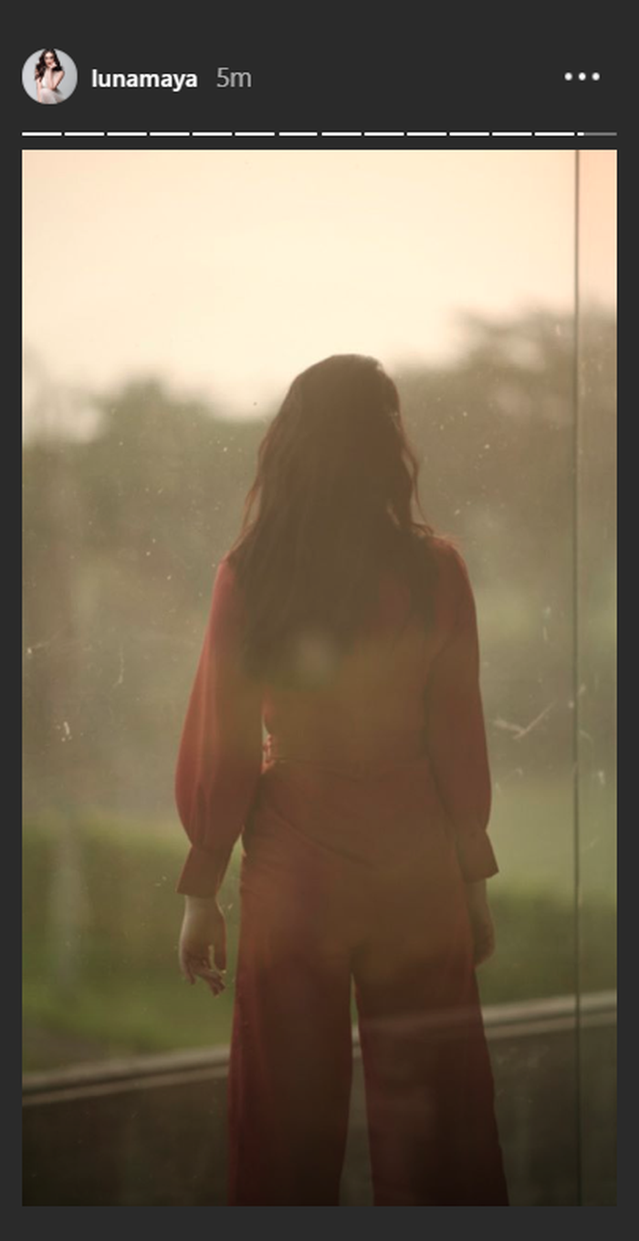 Tangkapan Layar Unggahan Luna Maya.