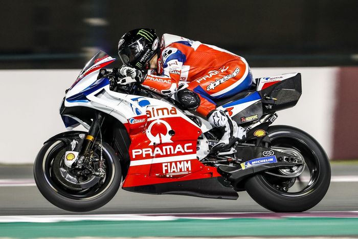 Tampilan lama motor dari tim Pramac Racing yang digunakan pada musim 2018 lalu.