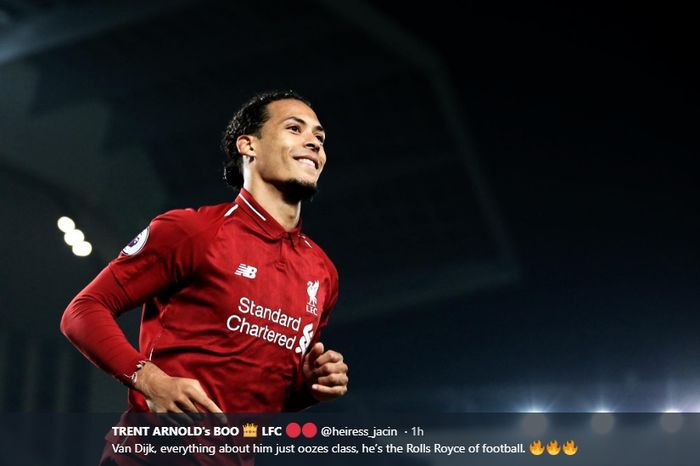 Bek tengah Liverpool, Virgil van Dijk