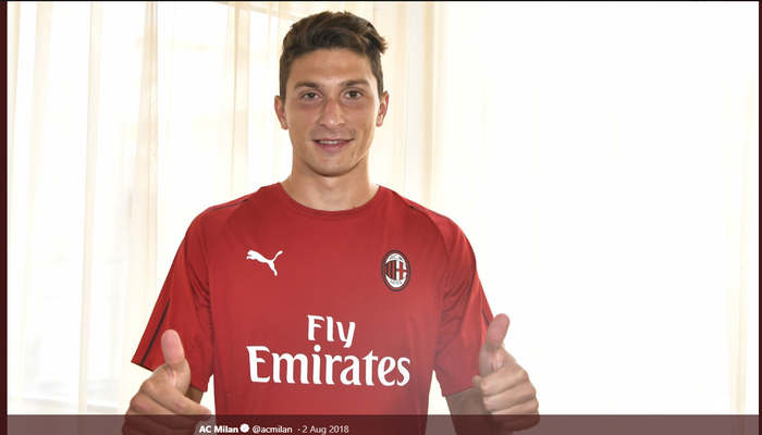 Bek AC Milan, Mattia Caldara.