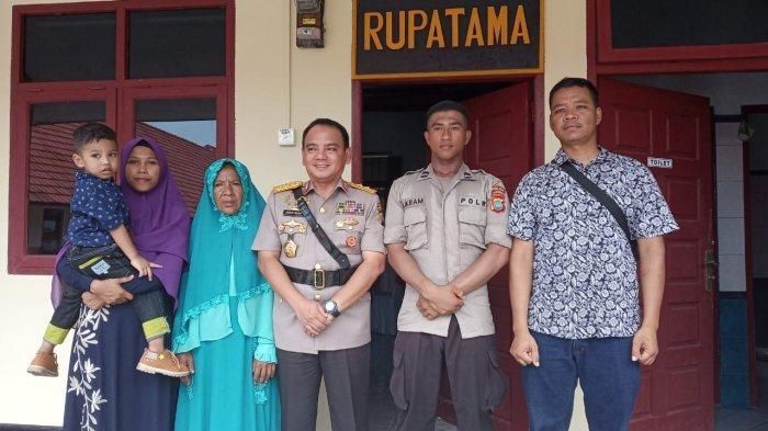M Ikram saat berhasil jadi bintara.