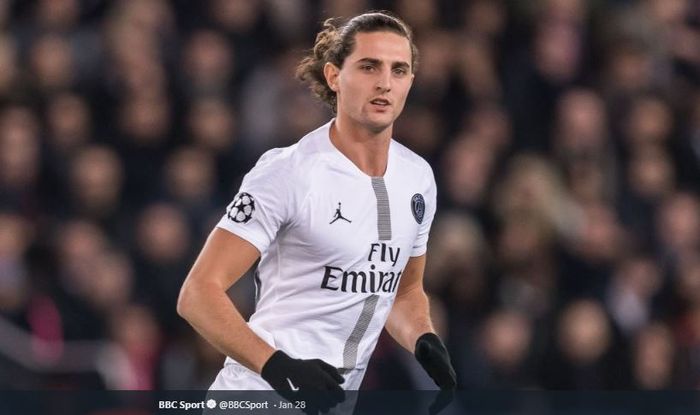 Gelandang Paris Saint-Germain (PSG), Adrien Rabiot.