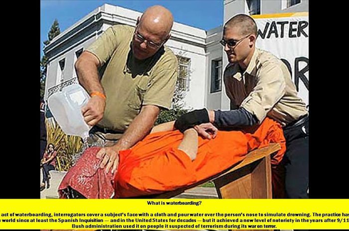 Teknik interogasi  waterboarding