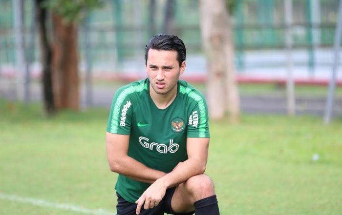 Pemain timnas U-23 Indonesia, Ezra Walian.