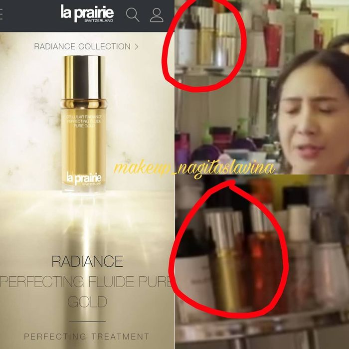 Skin Care Nagita Slavina - La Prairie Cellular Radiance Perfecting Fluide Pure Gold
