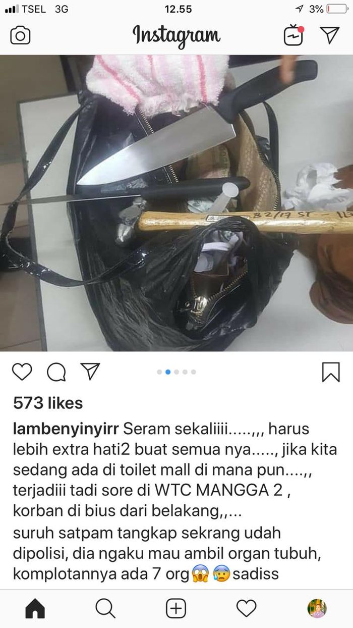 Viral Modus Pembiusan di WTC Mangga Dua yang Ternyata Hoax!