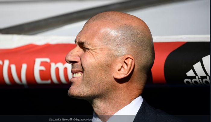 Pelatih Real Madrid, Zinedine Zidane.