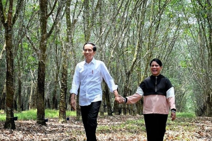 Presiden Jokowi dan Iriana