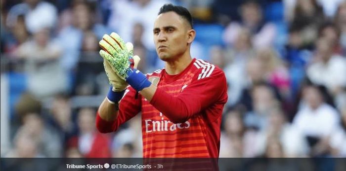 Penjaga gawang Real Madrid asal Kosta Rika, Keylor Navas.