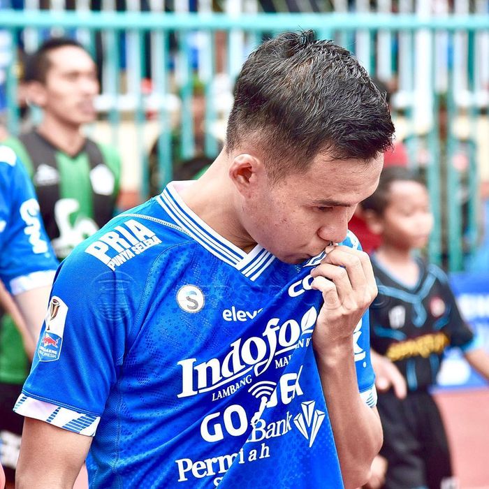 Gelandang Persib Bandung, Erwin Ramdani.