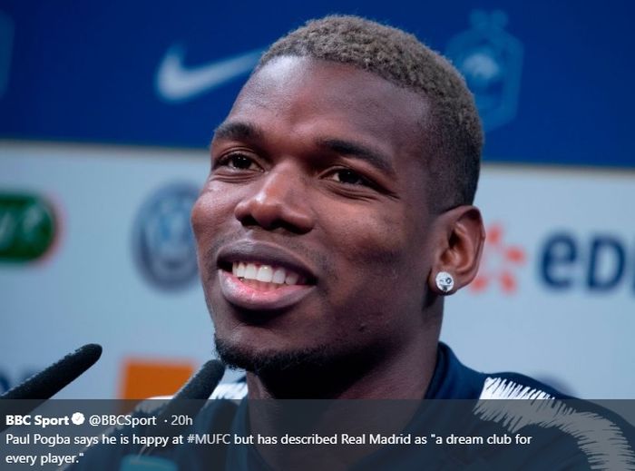 Pemain tengah Prancis, Paul Pogba 